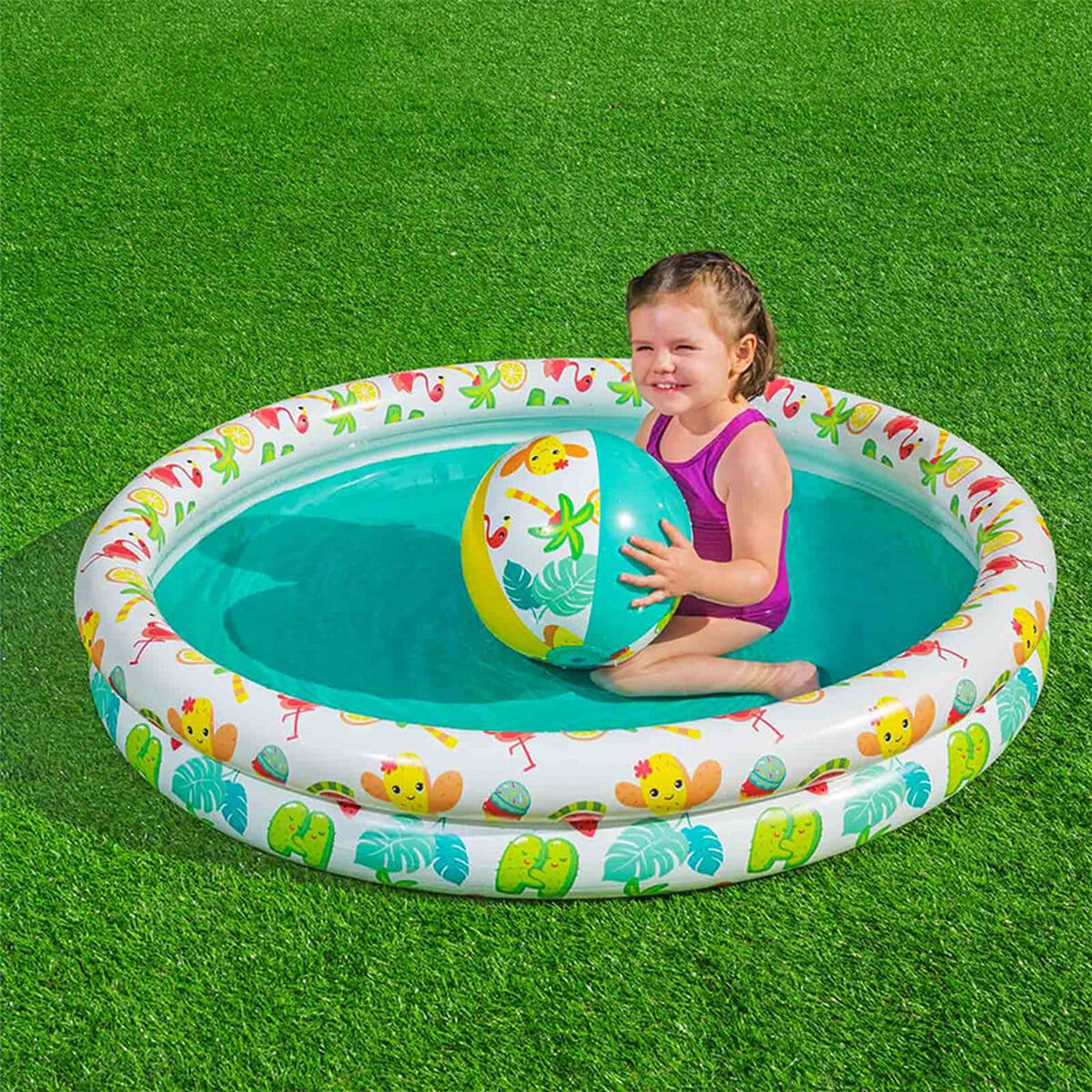 Bestway Piscina Hinchable Infantil 2 Aros Set 122x20 cm +2 Años Jardin 51124 - Image 3