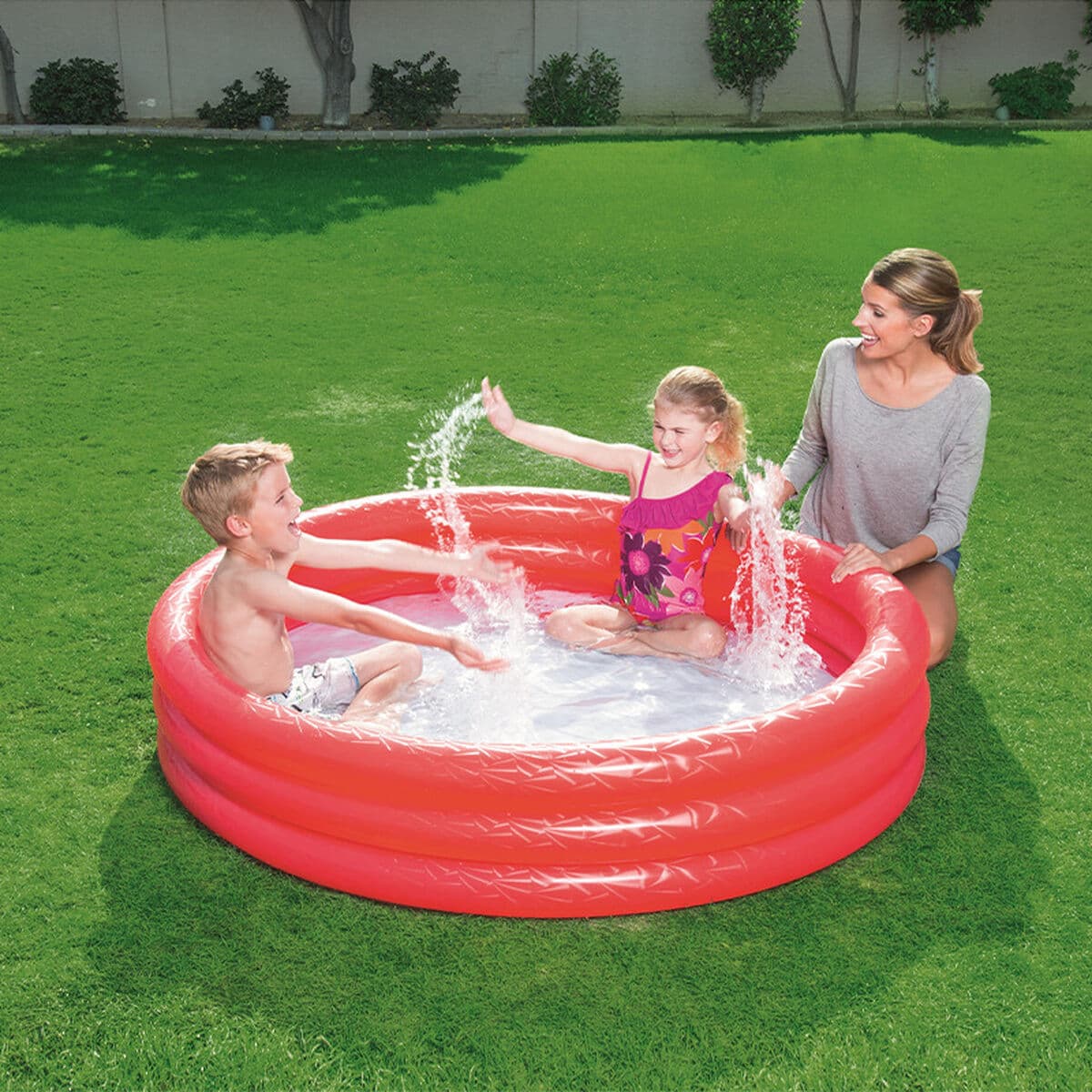 Bestway Piscina Hinchable Infantil 3 Aros Eco Color Surtido 152x30 cm +2 Años Jardin 51026 - Image 3