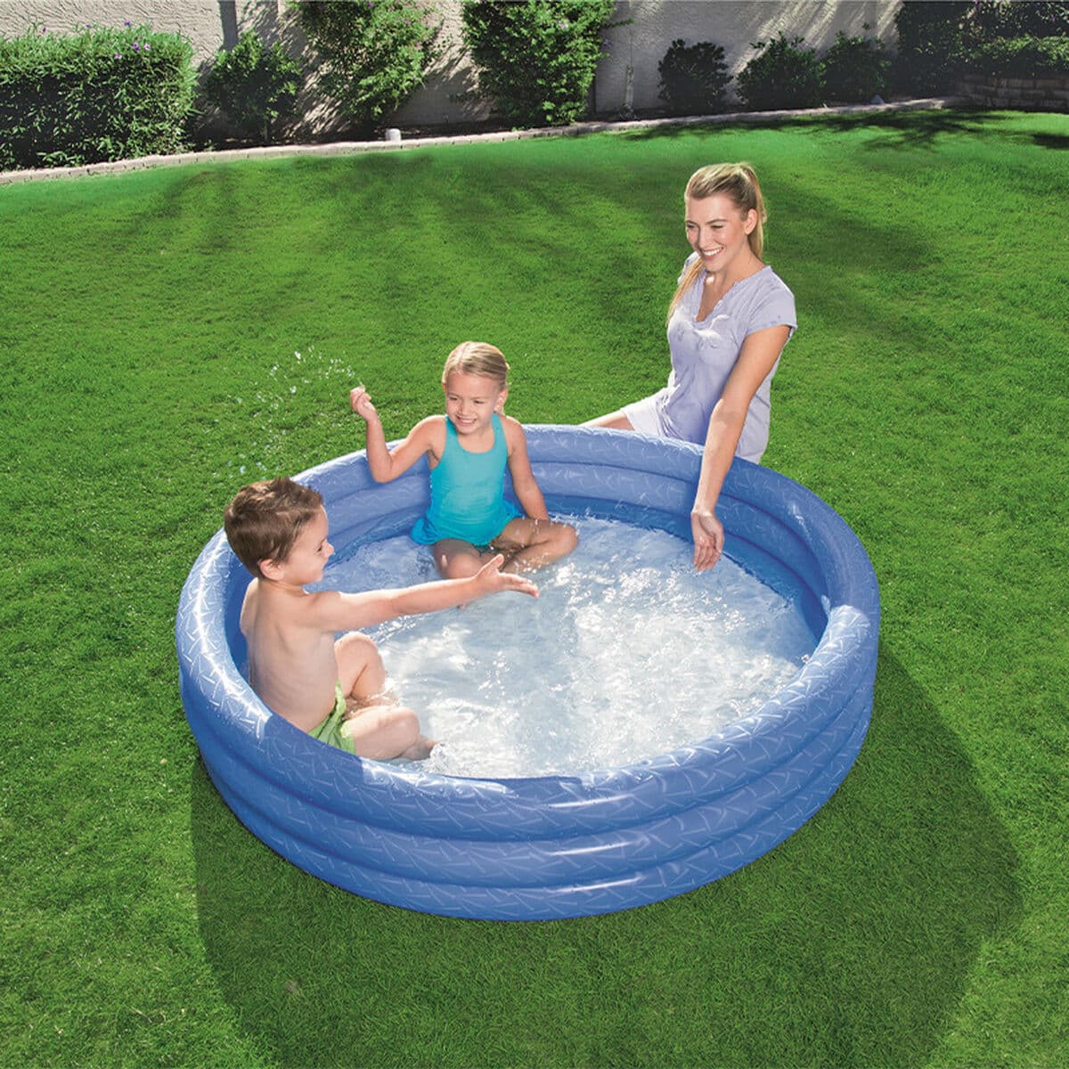 Bestway Piscina Hinchable Infantil 3 Aros Eco Color Surtido 152x30 cm +2 Años Jardin 51026 - Image 4