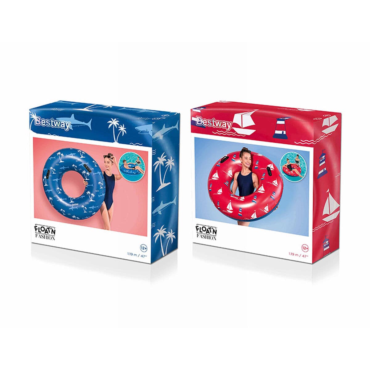 Inflatable Float Bestway Ø 119 cm Multicolour - Image 2