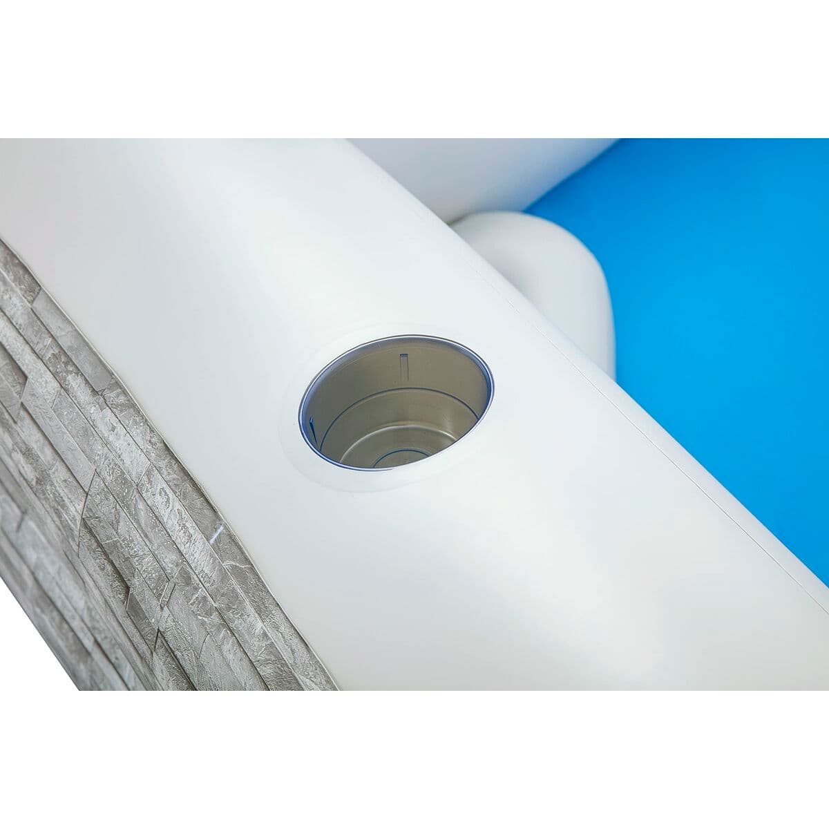 Bestway Uppblåsbar familjepool 213x206x53 cm +6 År Trädgård 54423 - Image 11