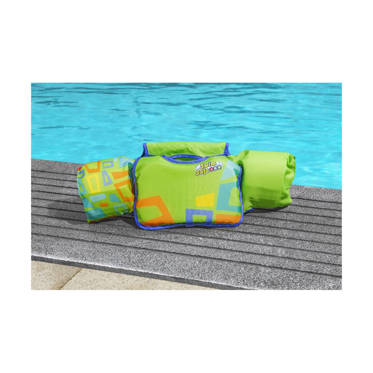Oppblåsbar redningsvest Bestway Aquastar Swim Safe 19-30 kg - Image 19