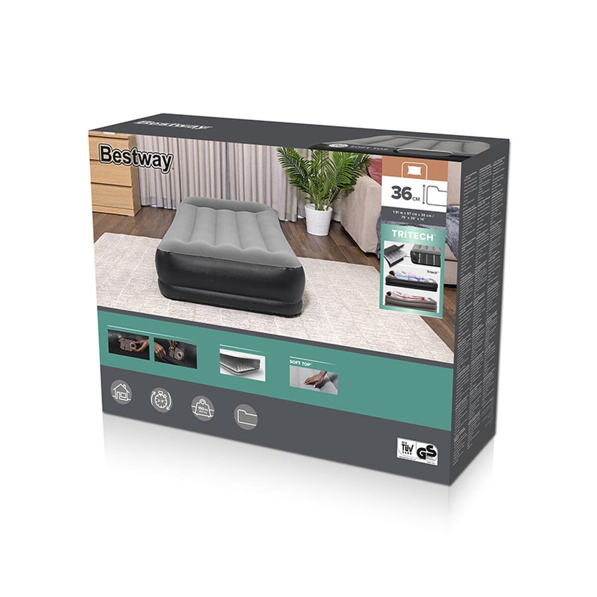 Air Bed Bestway 67723/23 191 x 97 x 36 cm - Image 3