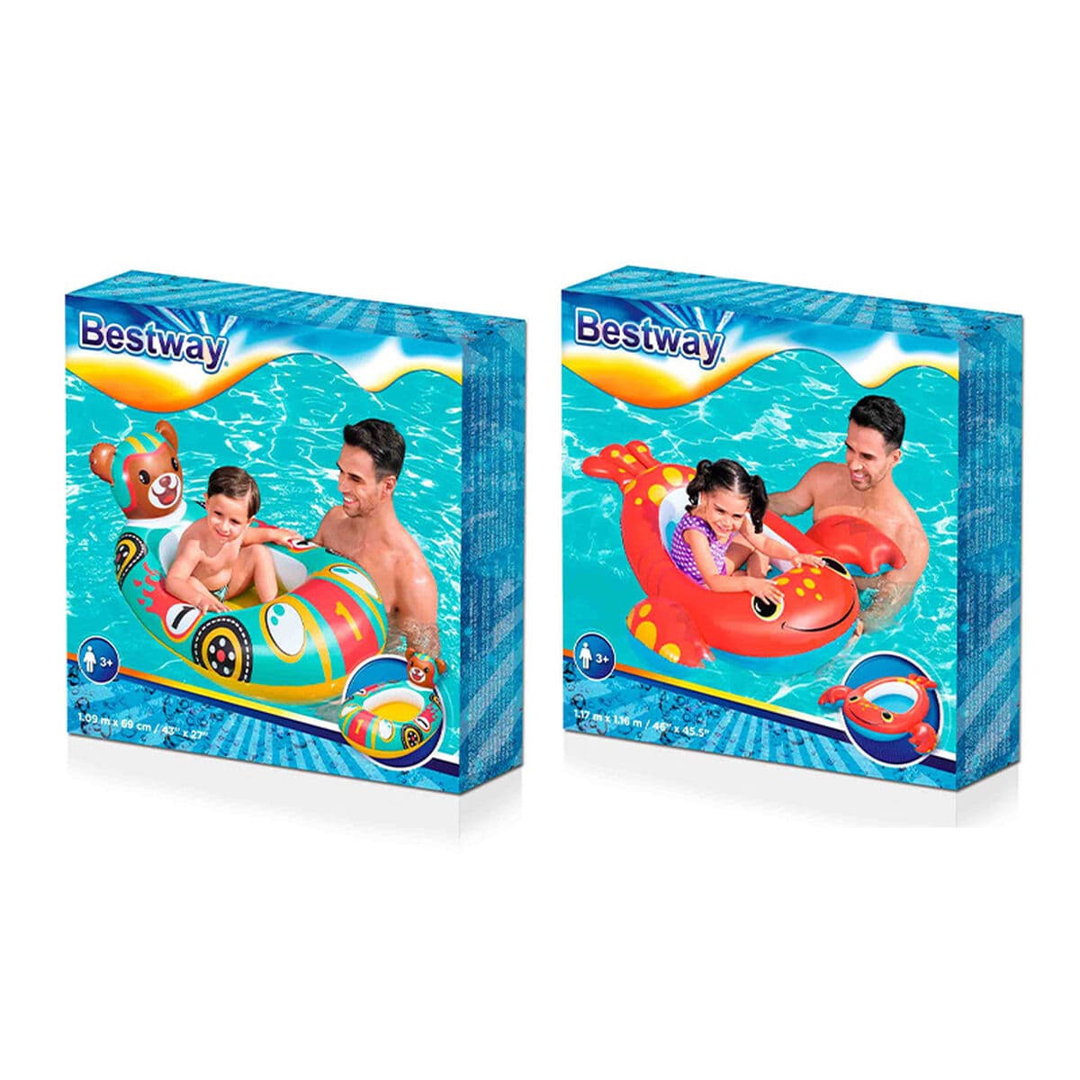 Bestway Barca Hinchable Infantil Zorro 94x66 cm +3 Años Playa y Piscina 34168 - Image 2