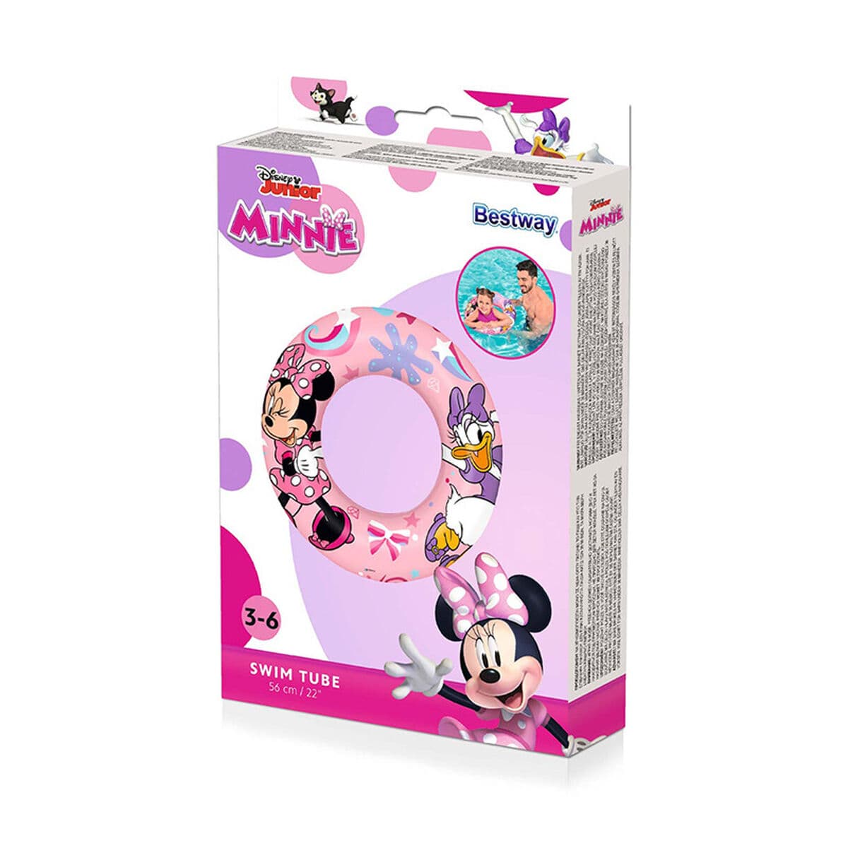 Puhallettava kelluke Bestway Monivärinen Minnie Mouse Ø 56 cm - Image 2