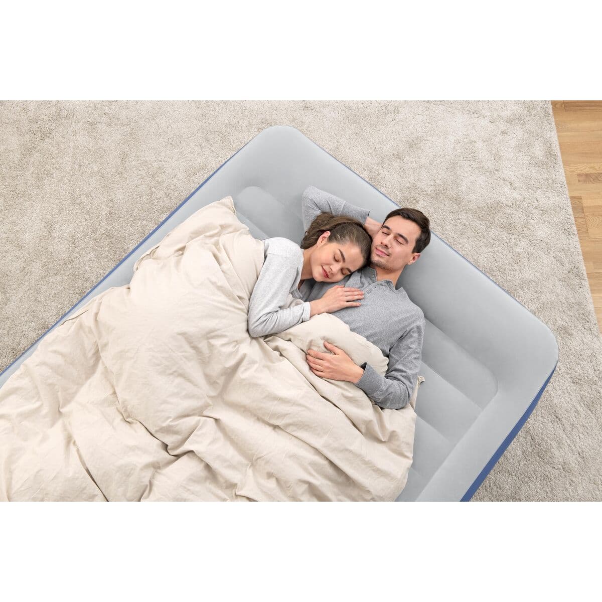 Bestway Doppelbett mit Motor 203x152x61 cm Luftbett Camping 67690 - Image 4