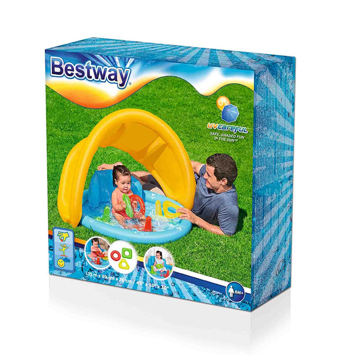 Bērnu baseins Bestway 115 x 89 x 76 cm 31 L - Image 2