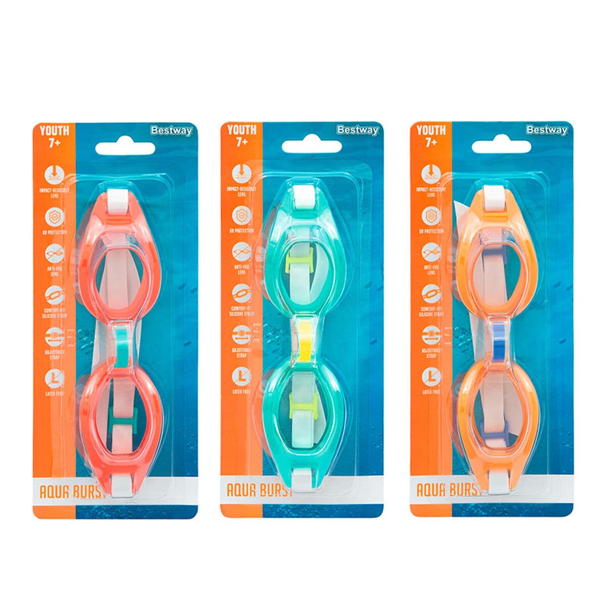 Kinder-Schwimmbrille Bestway Rosa - Image 7