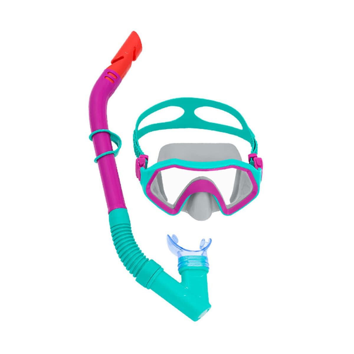 Bestway Vuxen Mask och Rörset Purgventil Blandade Färger +14 År Strand och Pool 24021 - Image 2