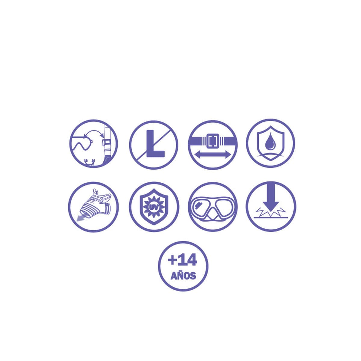 Bestway Conjunto Mascara y Tubo Infantil Correa Anatomica Color Surtido +3 Años Playa y Piscina 24023 - Image 5