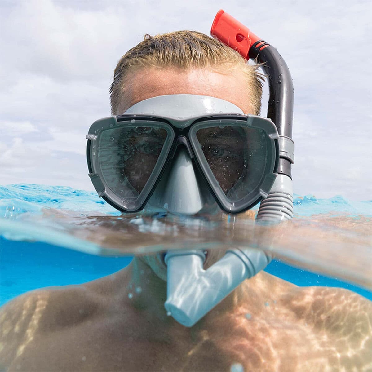 Bestway Conjunto Mascara y Tubo Infantil Correa Anatomica Color Surtido +3 Años Playa y Piscina 24023 - Image 6