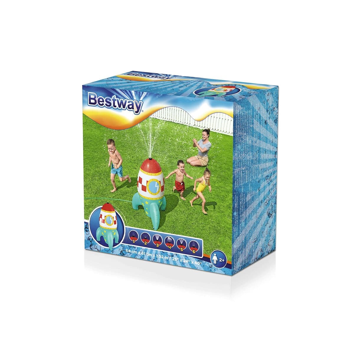 Laistīšanas Rotaļlieta Ūdens Smidzinātājs Bestway Plastmasa 64 x 61 x 102 cm 61 x 64 x 102 cm Kosmosa kuģis - Image 6