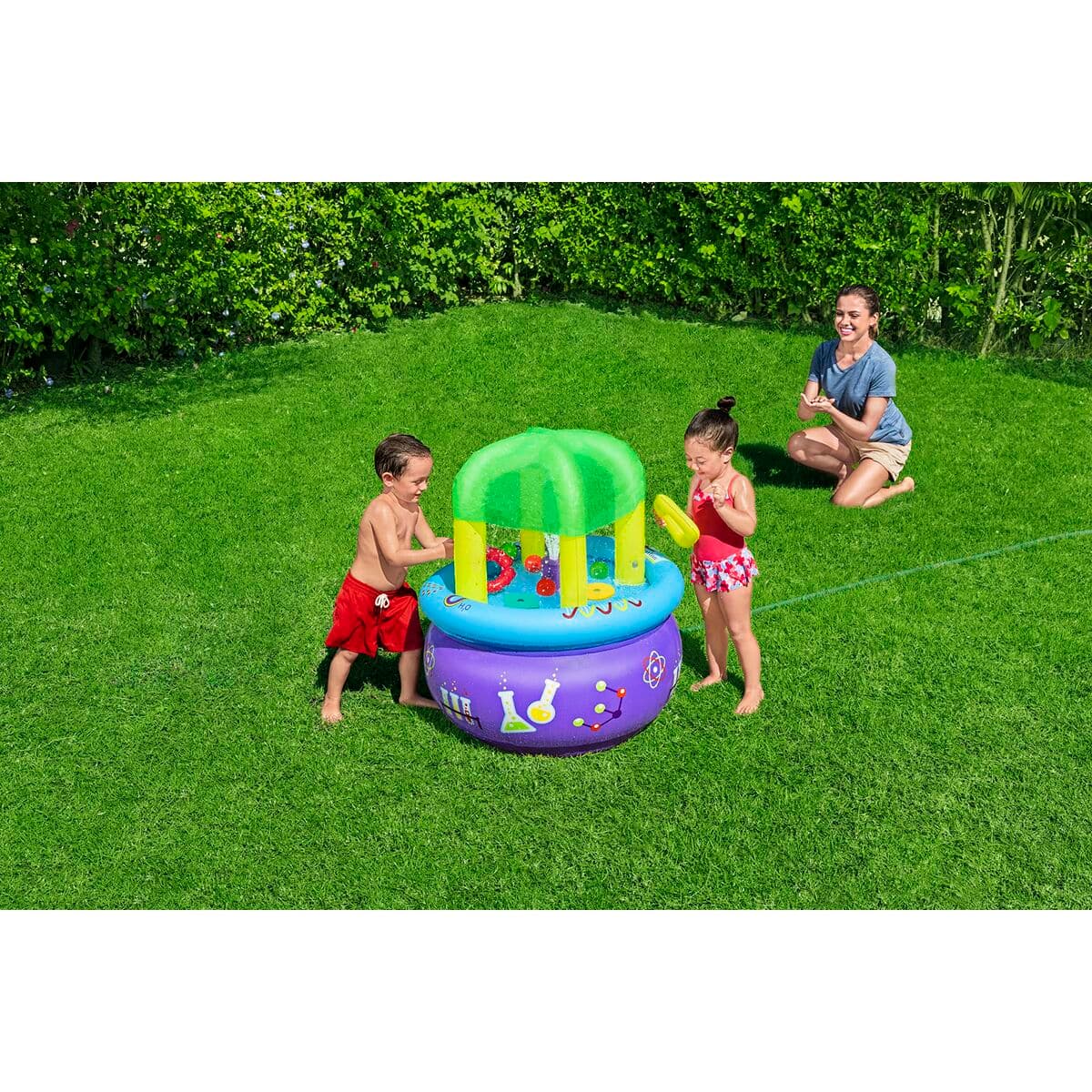 Bestway Lärtabell Spel Uppblåsbar 76x76x88 cm +18 Månader Inomhus och Trädgård 52573 - Image 6