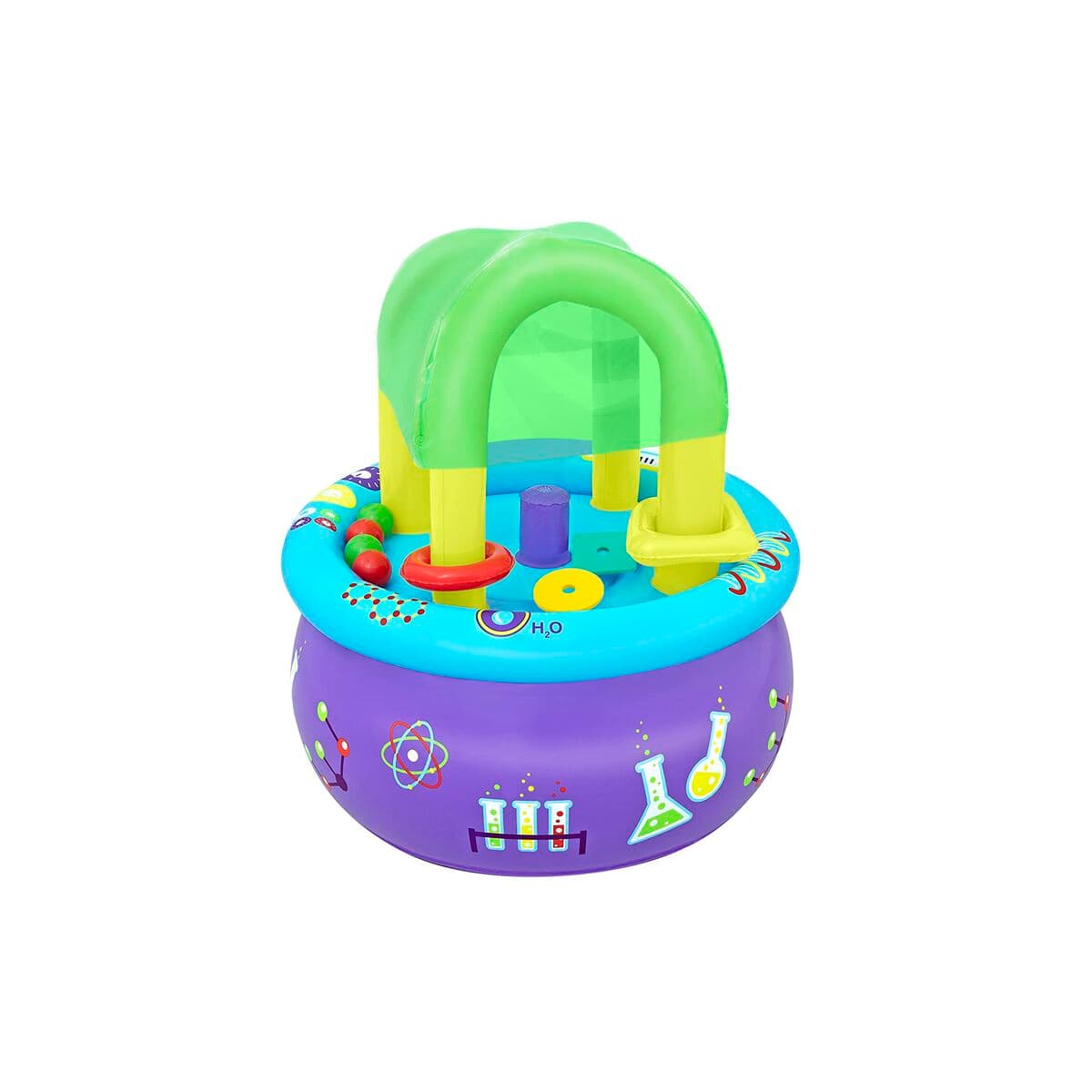 Bestway Lärtabell Spel Uppblåsbar 76x76x88 cm +18 Månader Inomhus och Trädgård 52573 - Image 8