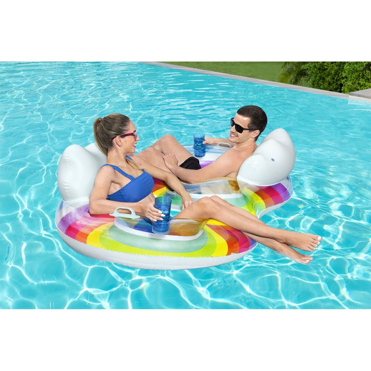 Bestway Rueda Hinchable con Asas y Respaldo 186x116 cm Playa y Piscina 43648 - Image 7