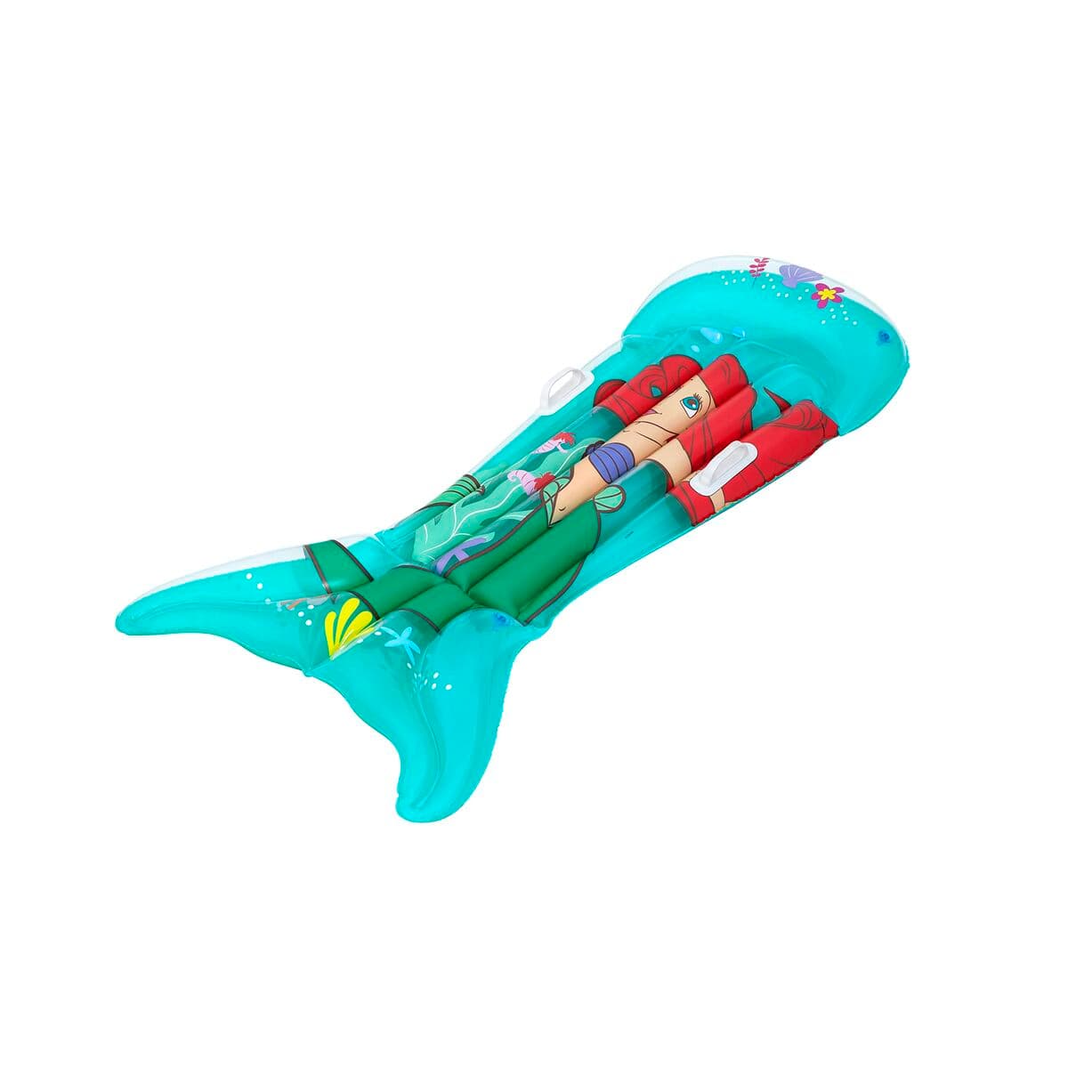 Bestway Luftmadrass Disney Sjöjungfrun Med Handtag 158x81 cm +6 År Trädgård 09108 - Image 4