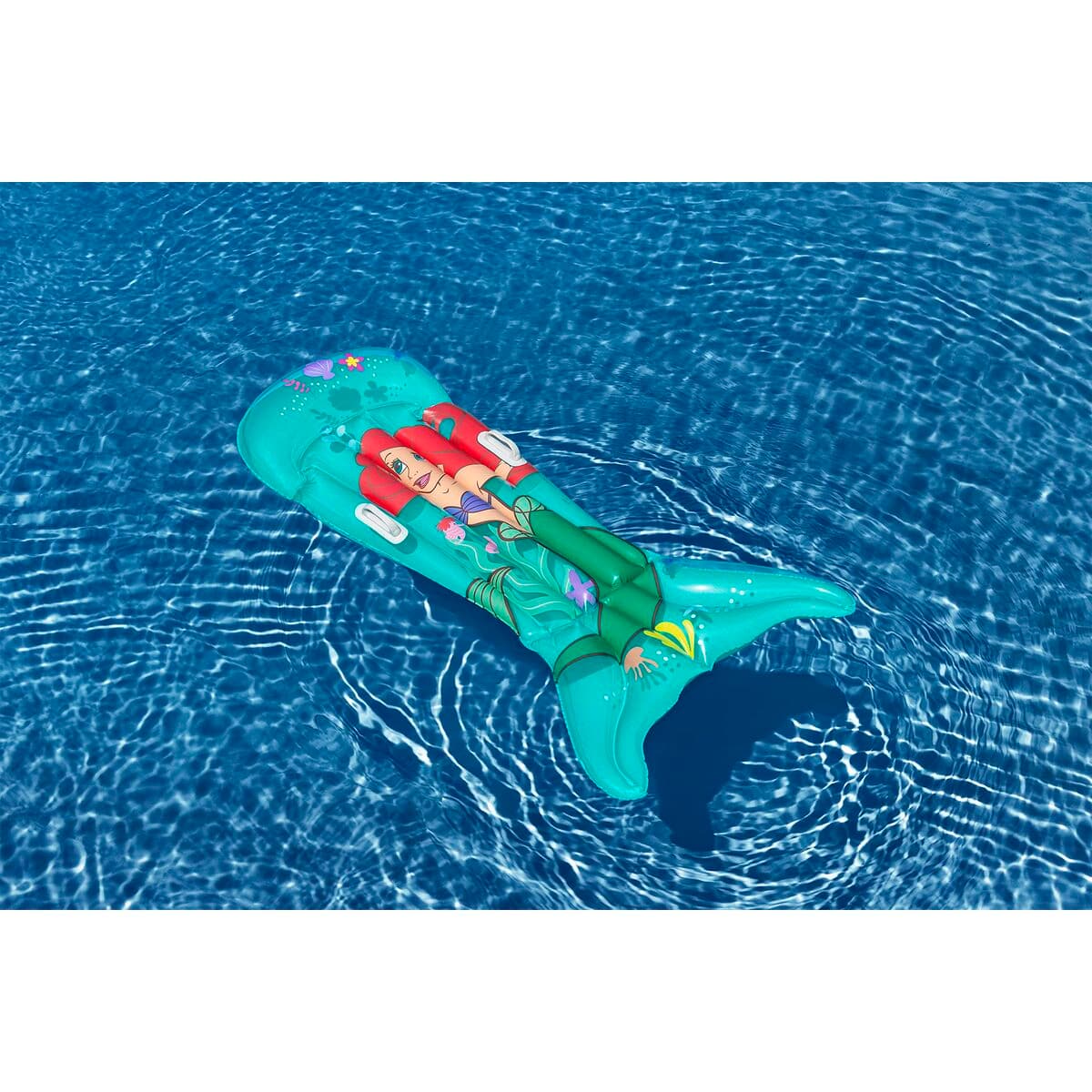 Bestway Luftmadrass Disney Sjöjungfrun Med Handtag 158x81 cm +6 År Trädgård 09108 - Image 10