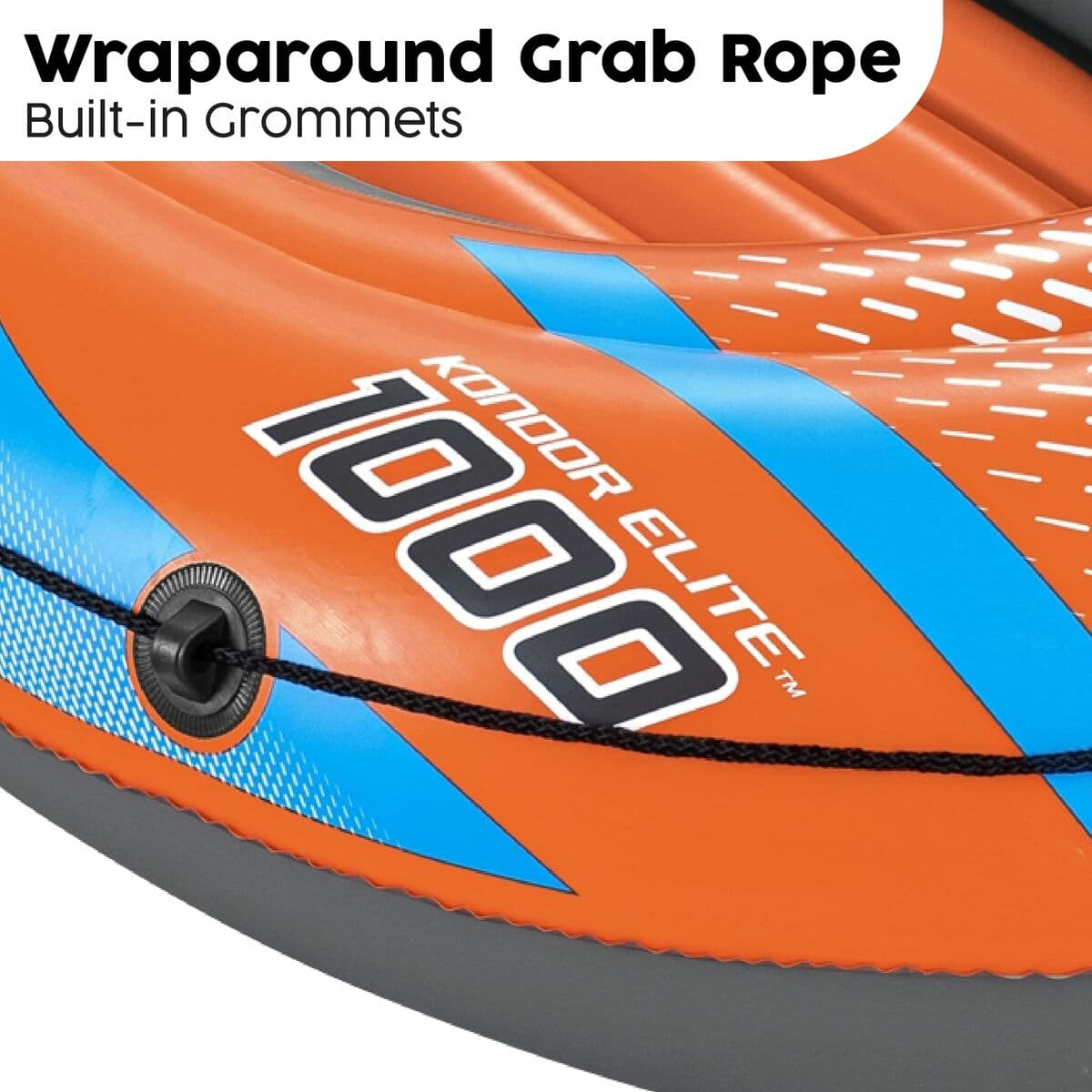 Bestway Barca Kondor Elite 1000 162x96x29 cm Ocio 61135 - Image 15