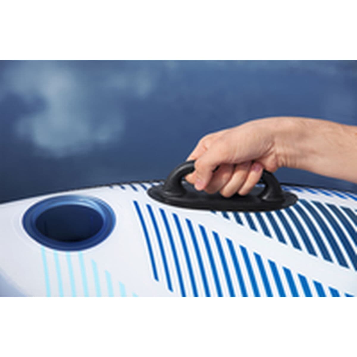 Bestway Uppblåsbart hjul med handtag Rapid Rider D135 cm Strand och Pool 43116 - Image 6