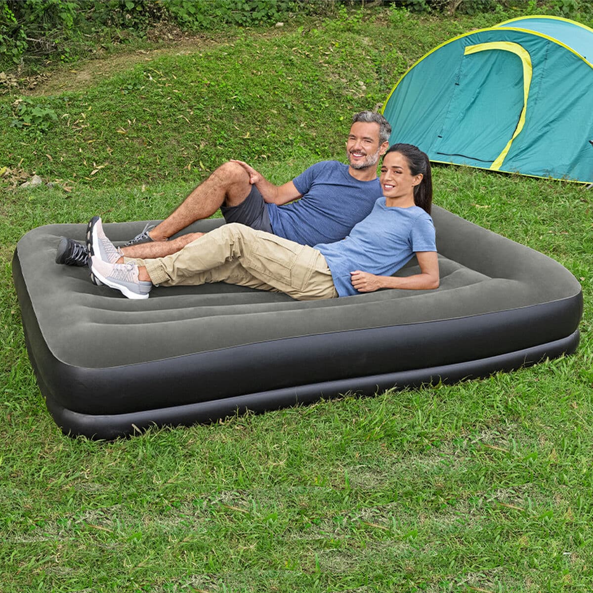 Bestway Doppel-Matratze 203x153x36 cm Aufblasbar und Camping 67699 - Image 3