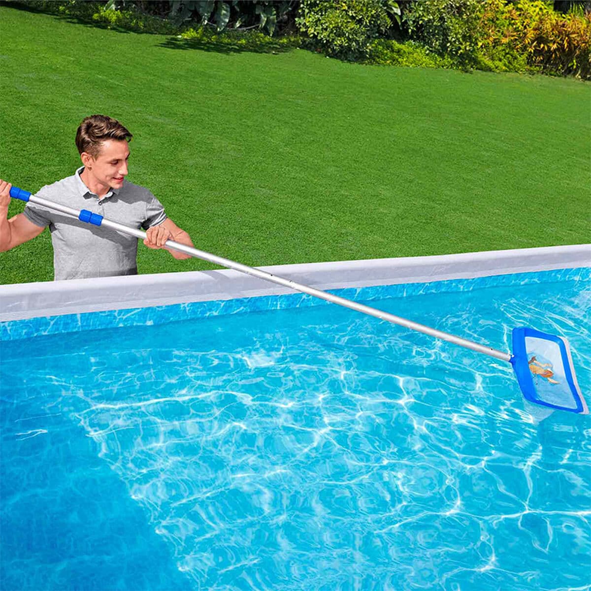 Bestway Palo Aluminio Piscina Telescopio 457 cm Retractilado Jardin 58702 - Image 3