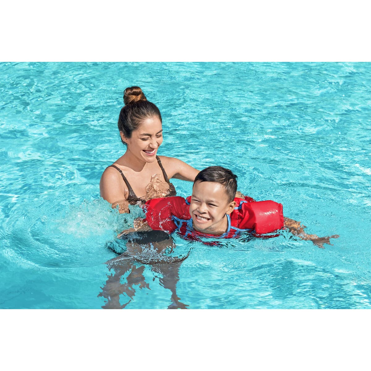 Plaukimo akiniai Bestway Raudona M/L 19-30 kg - Image 3