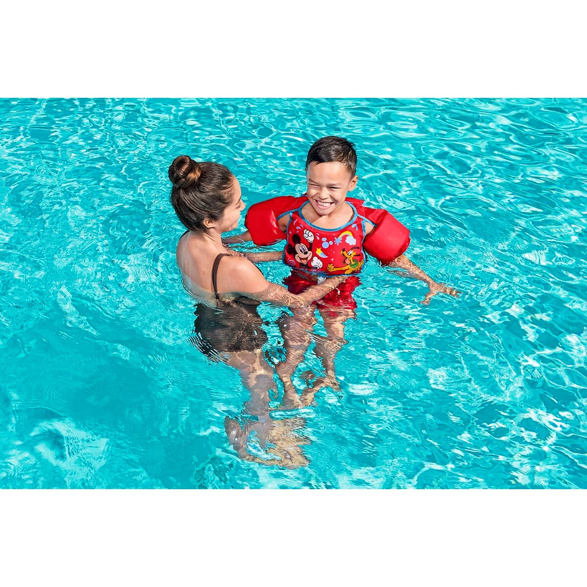 Plaukimo akiniai Bestway Raudona M/L 19-30 kg - Image 4