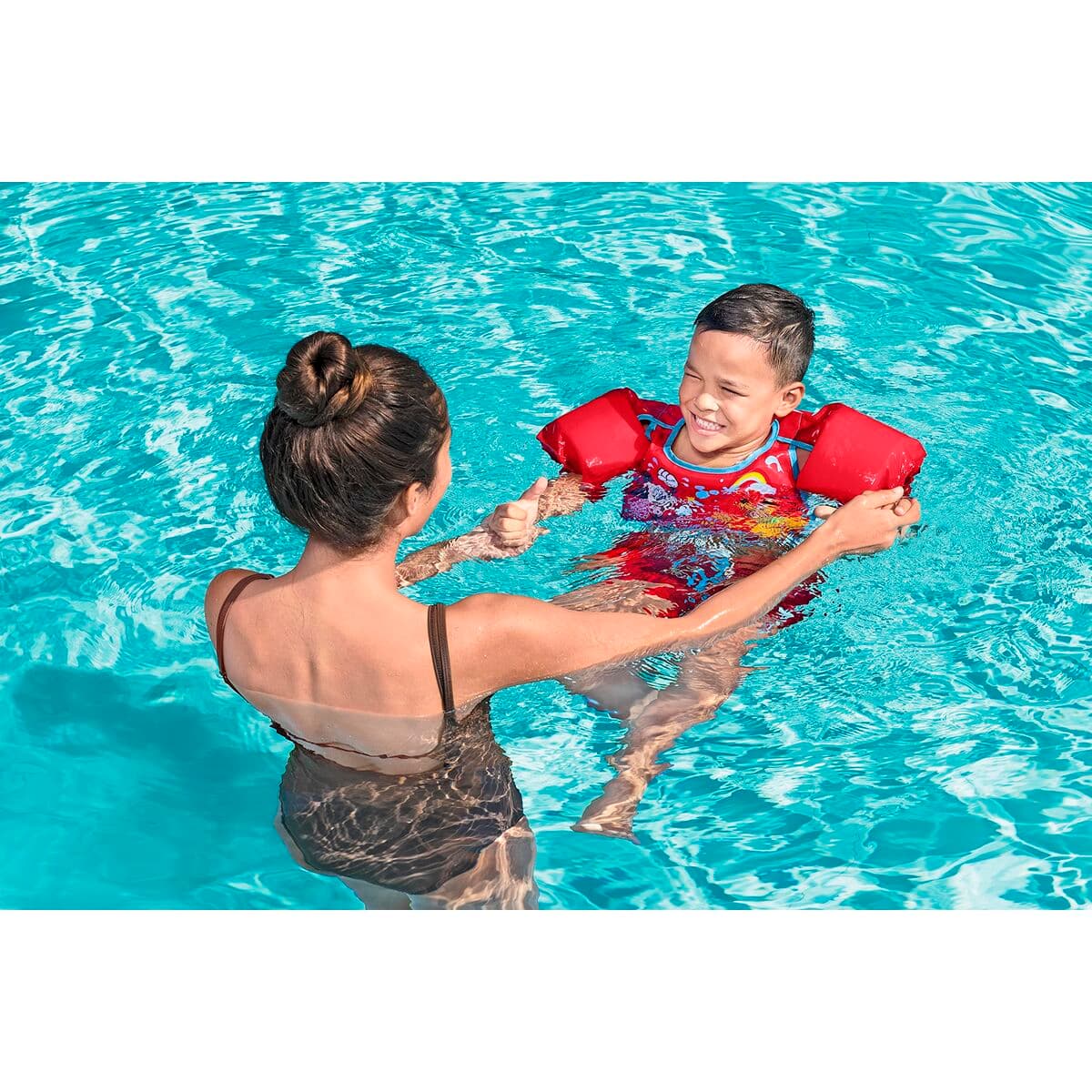 Plaukimo akiniai Bestway Raudona M/L 19-30 kg - Image 22