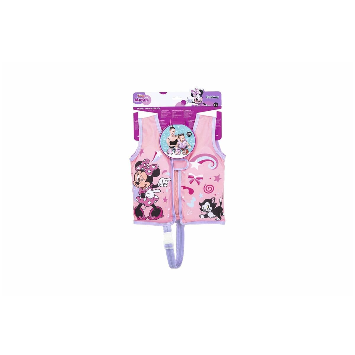 Bestway Disney Minnie UPF 50+ väst 51 cm +1 till 3 år Pool och Strand 09104 - Image 6