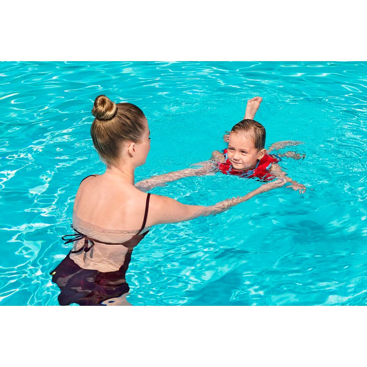 Bestway Flytväst Disney Mickey Mouse UPF 50+ 51 cm +1 till 3 År Pool och Strand 09101 - Image 20