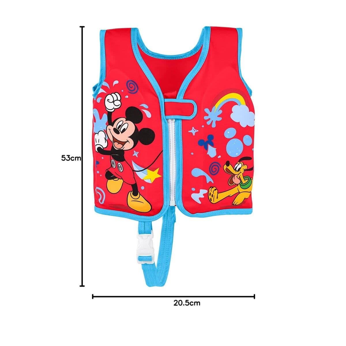 Bestway Flytväst Disney Mickey Mouse UPF 50+ 51 cm +1 till 3 År Pool och Strand 09101 - Image 23