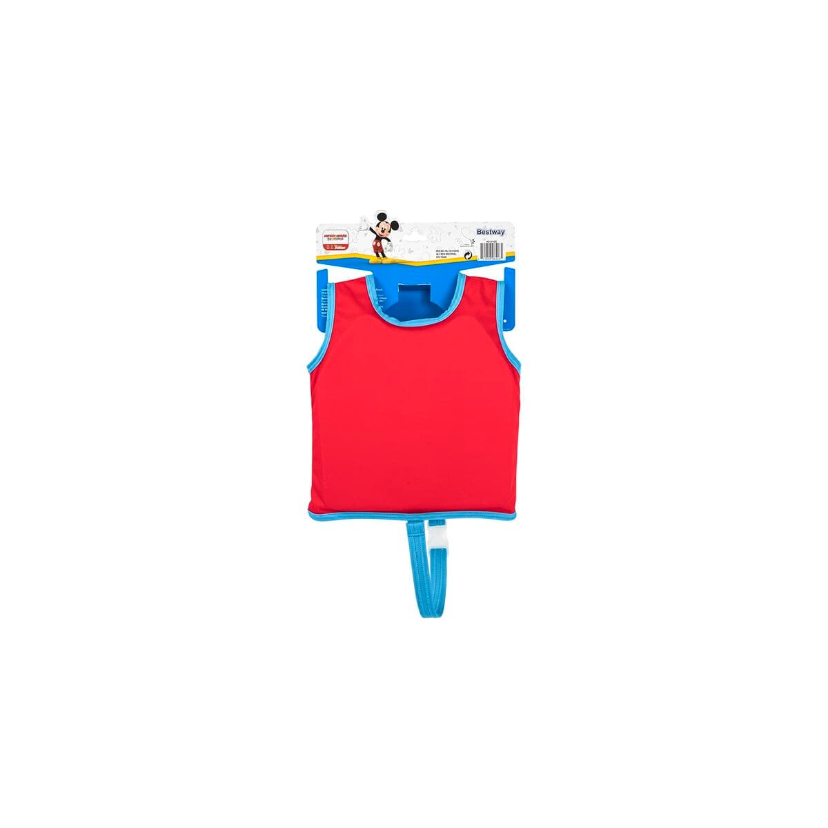 Bestway Flytväst Disney Mickey Mouse UPF 50+ 51 cm +1 till 3 År Pool och Strand 09101 - Image 9