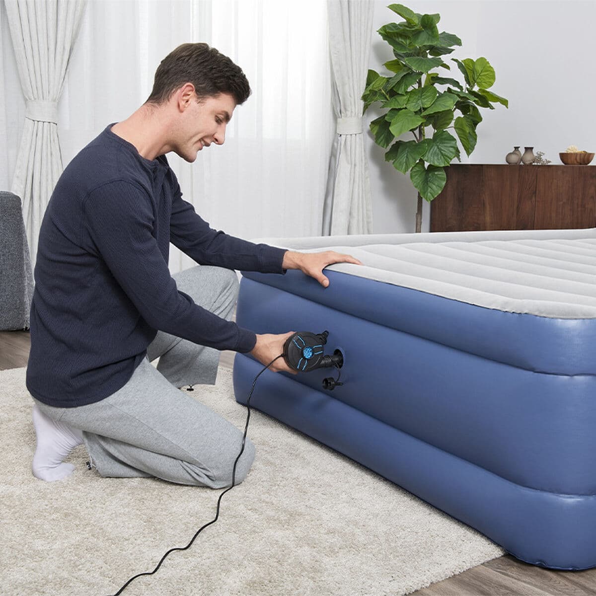 Bestway Elektryczna pompka do dmuchania z wtyczką 11,3x10,1x11 cm 680 Litrów/Minuta 62252 - Image 3