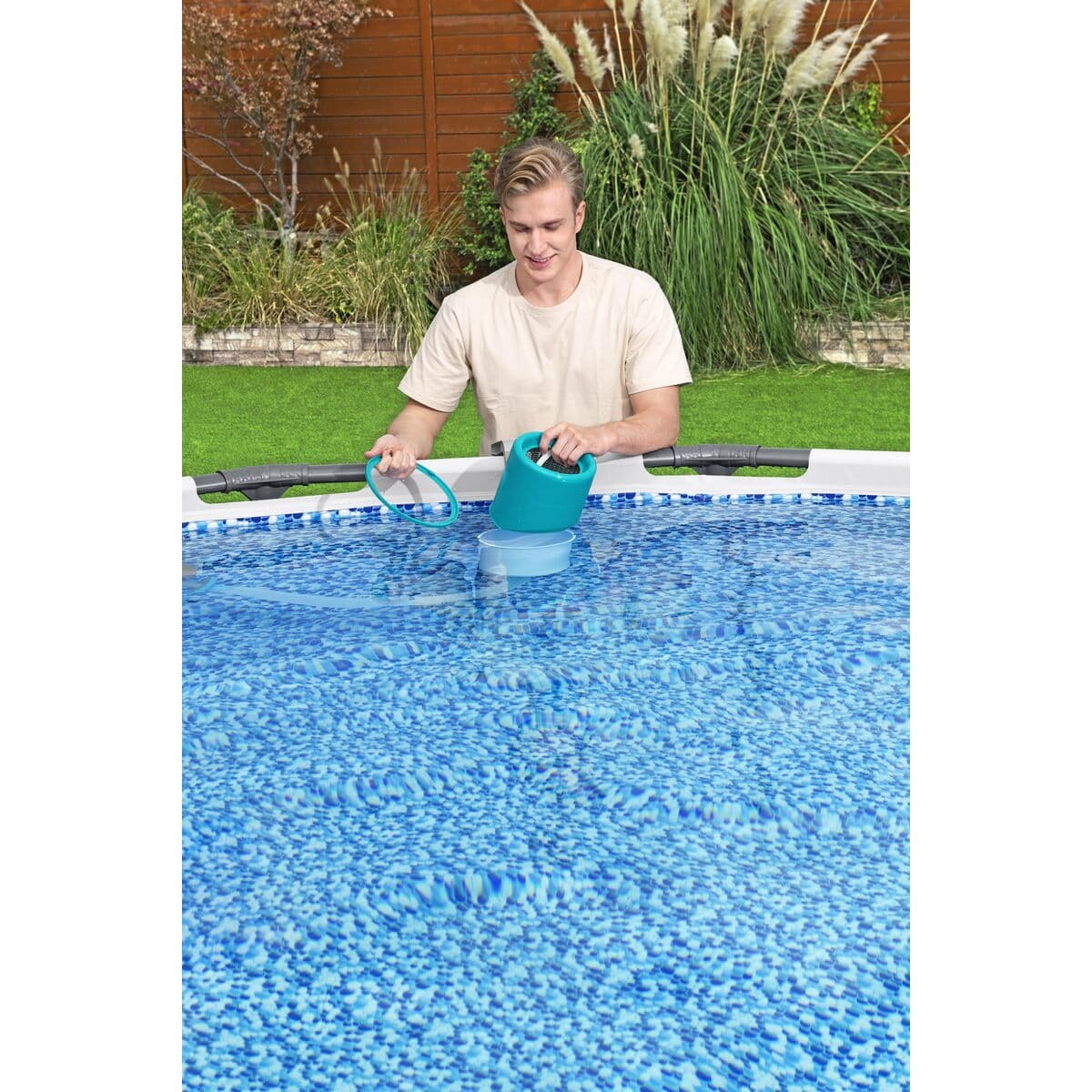 Bestway Kit Mantenimiento Piscina Conex. Depuradora Palo 279 cm Piscina y Jardin 58237 - Image 2