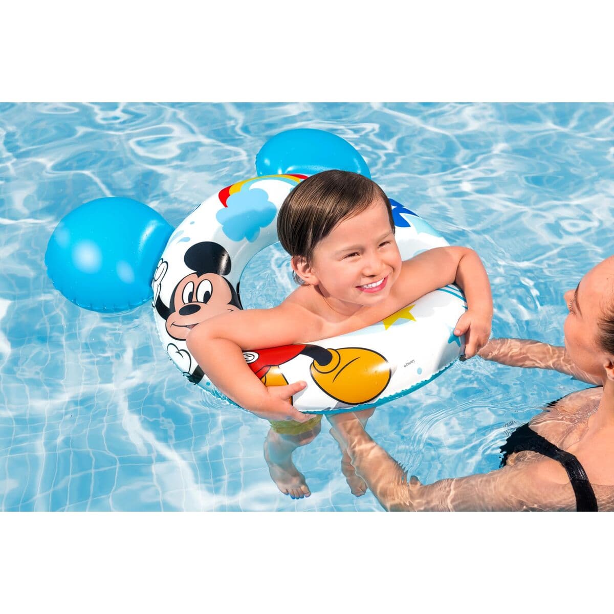 Bestway Disney Mickey Mouse öronflottör 74x76 cm +3 till 6 år Pool och Strand 09109 - Image 11