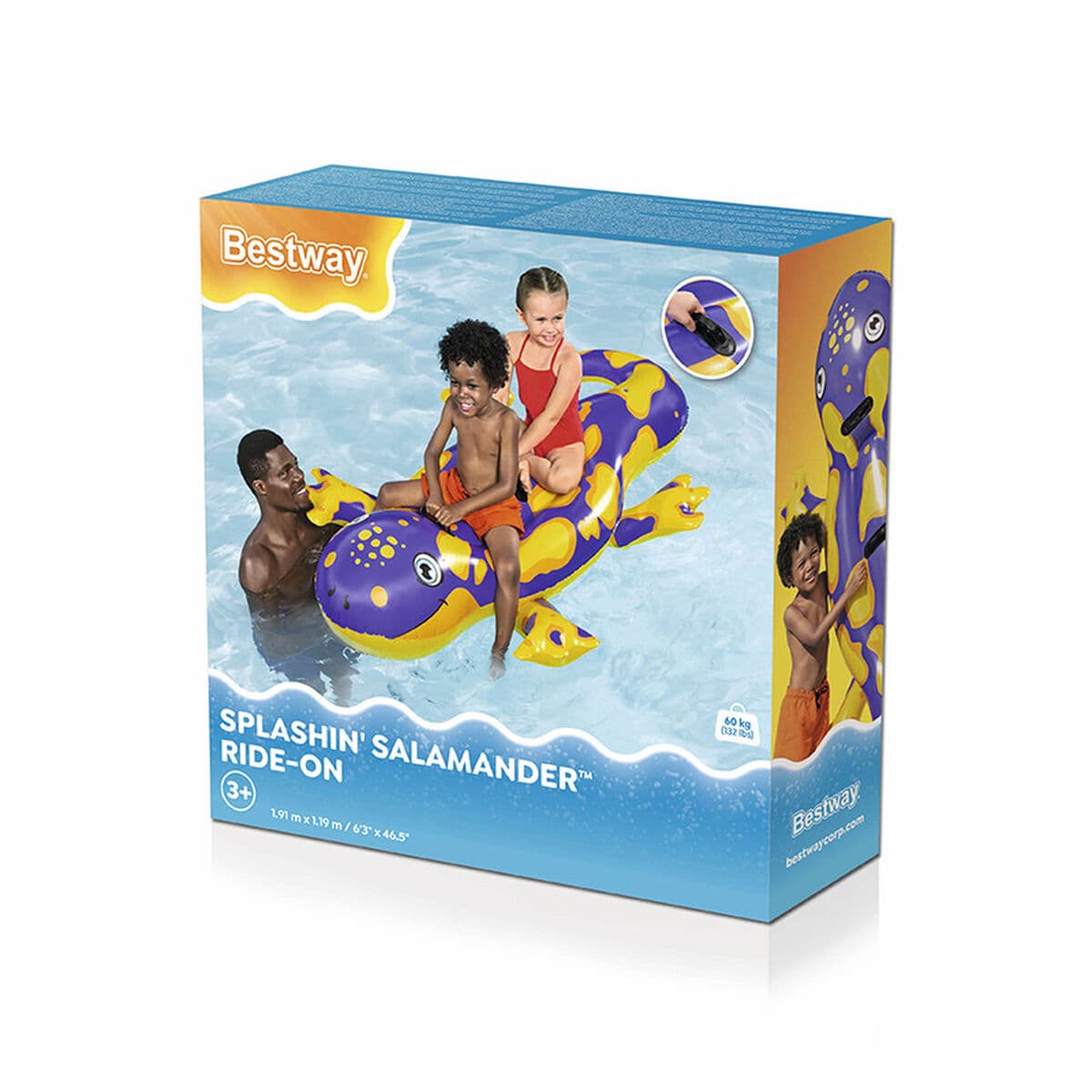 Bestway Figura Hinchable Salamandra con Asas 191x119 cm +3 Años Playa y Piscina 41502 - Image 2