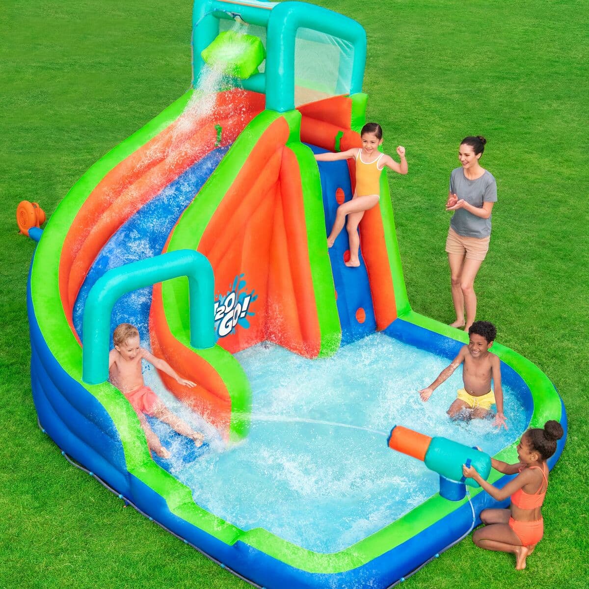 Bestway Aufblasbares Wasserpark 365x320x240 cm + 5 Jahre Garten 53408 - Image 27