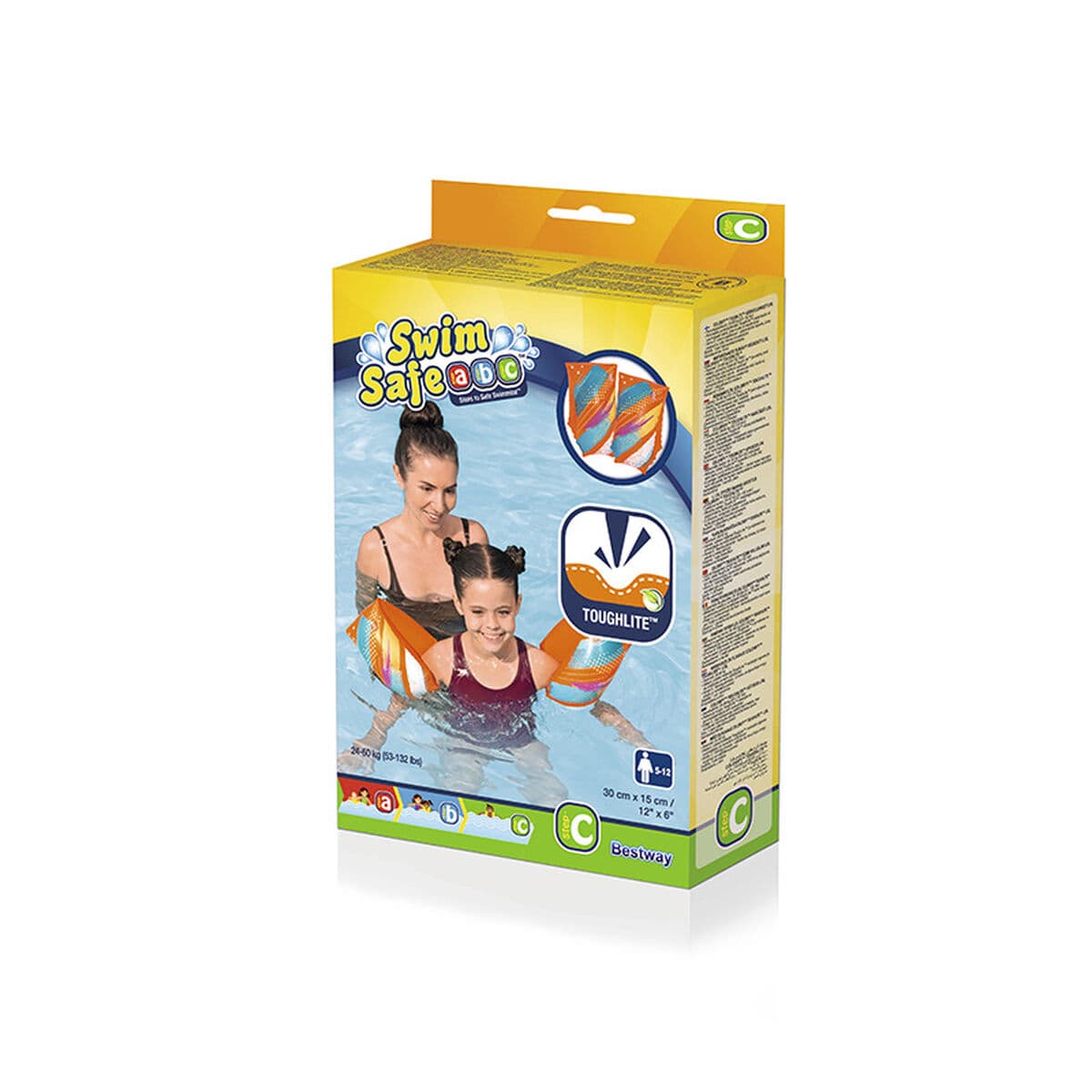 Uzmavas Bestway Daudzkrāsains Oranžs 30 x 15 cm (1 gb.) - Image 2