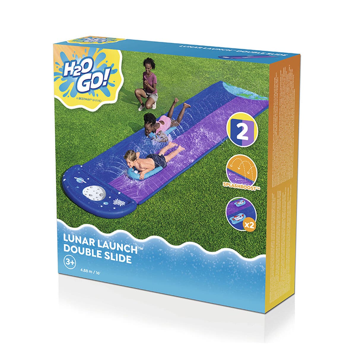 Bestway Glidbana med Dubbel Hoppkant 488x138 cm +3 År Trädgård 52364 - Image 2