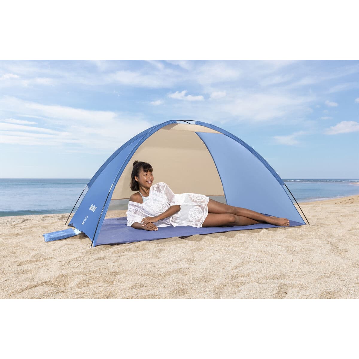 Bestway Tienda Polyester Fibra de Vidrio UPF 80+ 200x120x95 cm Camping y Playa 68105 - Image 16