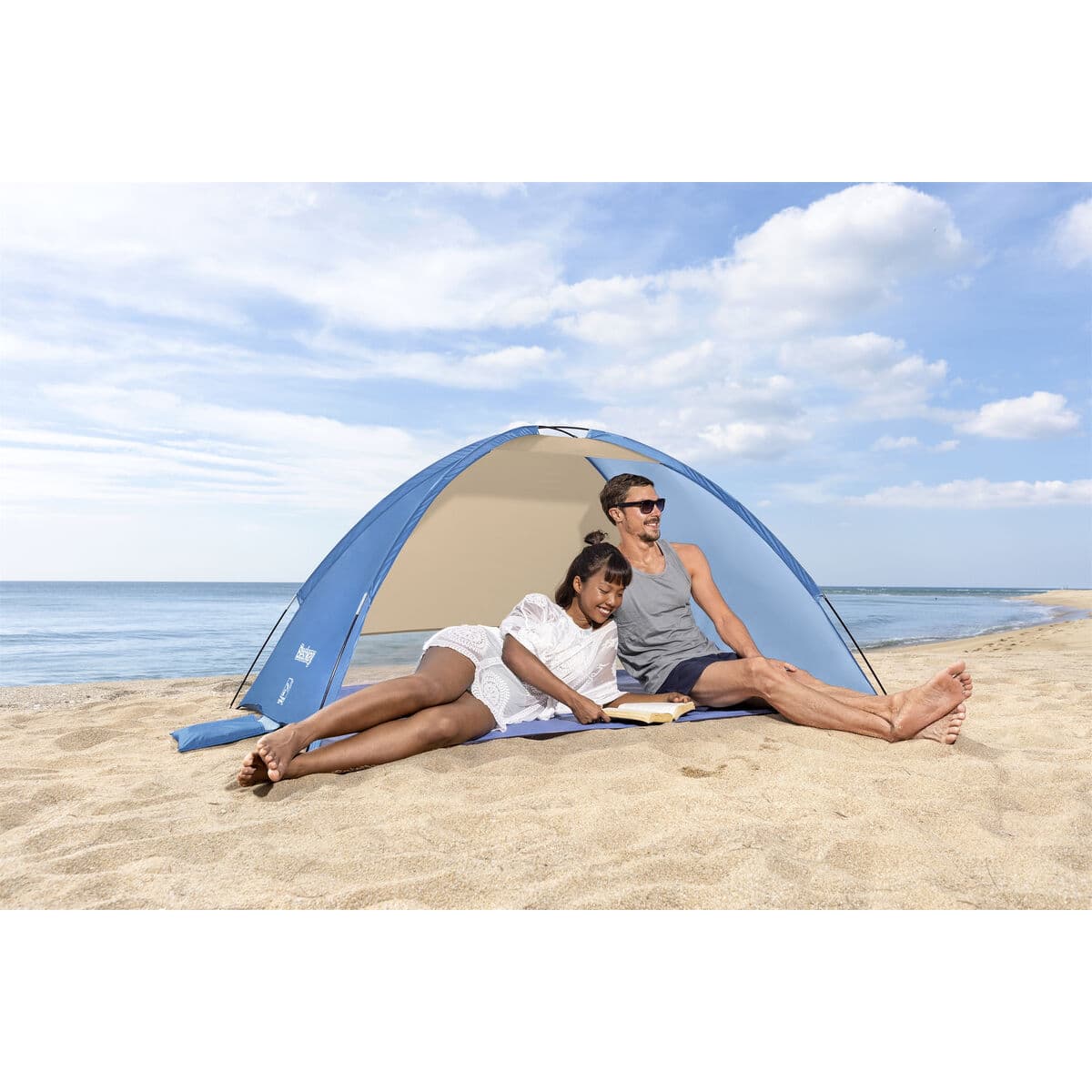 Bestway Tienda Polyester Fibra de Vidrio UPF 80+ 200x120x95 cm Camping y Playa 68105 - Image 20