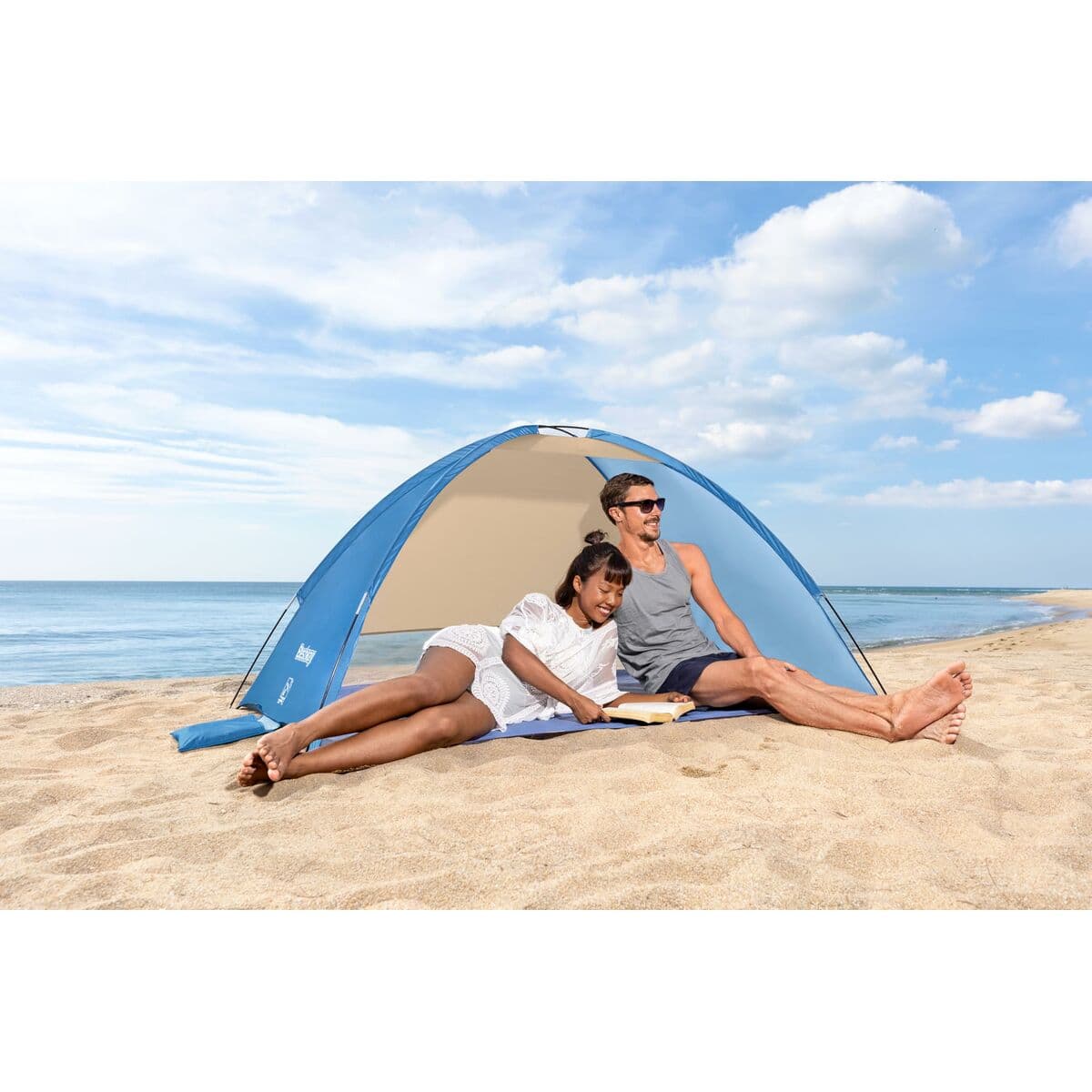 Bestway Tienda Polyester Fibra de Vidrio UPF 80+ 200x120x95 cm Camping y Playa 68105 - Image 17