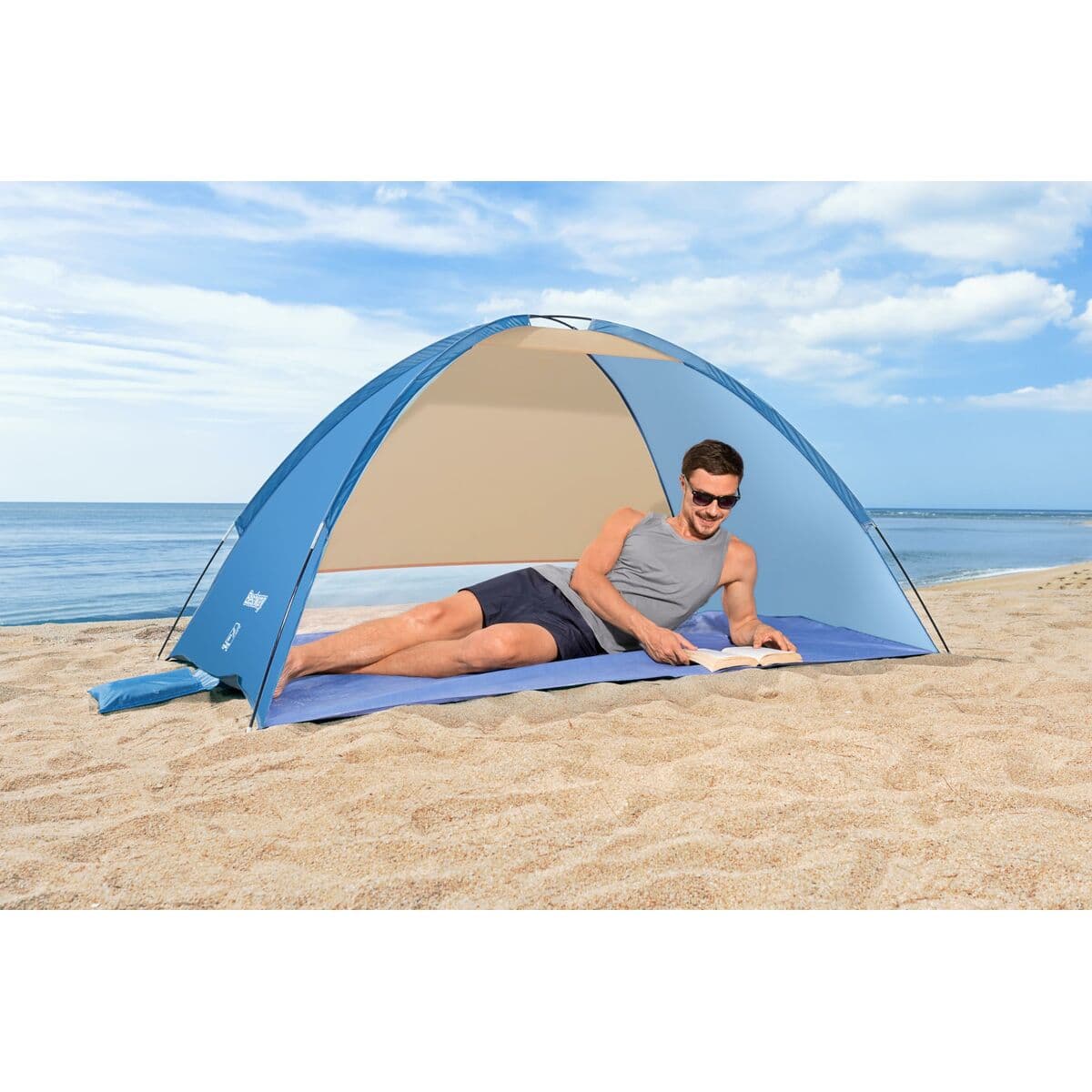 Bestway Tienda Polyester Fibra de Vidrio UPF 80+ 200x120x95 cm Camping y Playa 68105 - Image 19