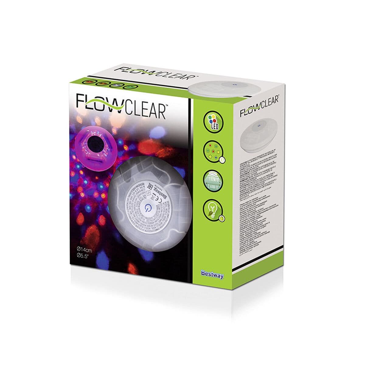 Luz Solar Flotante para Piscina Bestway Ø 14 cm (1 unidad) - Image 2