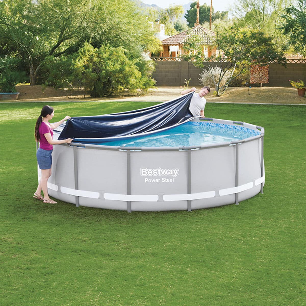 Bestway Cubierta Piscina PVC D427 cm Jardin 58248 - Image 3