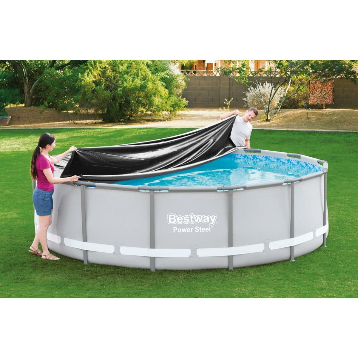 Bestway Cubierta Piscina PVC D427 cm Jardin 58248 - Image 7