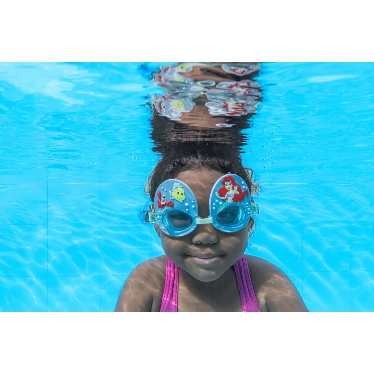 Bestway Kinder Schwimmbrille Silikonband Meerjungfrau +3 Jahre Pool und Strand 09113 - Image 4