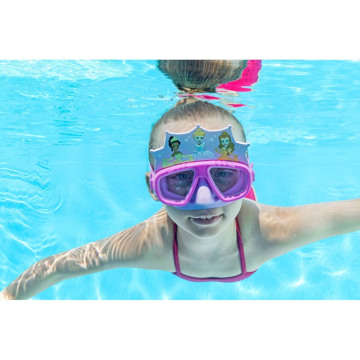 Bestway Kinder Schwimmbrille Silikonband Meerjungfrau +3 Jahre Strand und Pool 09114 - Image 4
