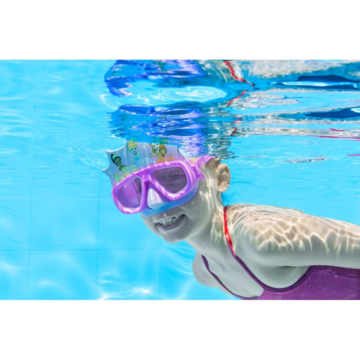 Bestway Kinder Schwimmbrille Silikonband Meerjungfrau +3 Jahre Strand und Pool 09114 - Image 11
