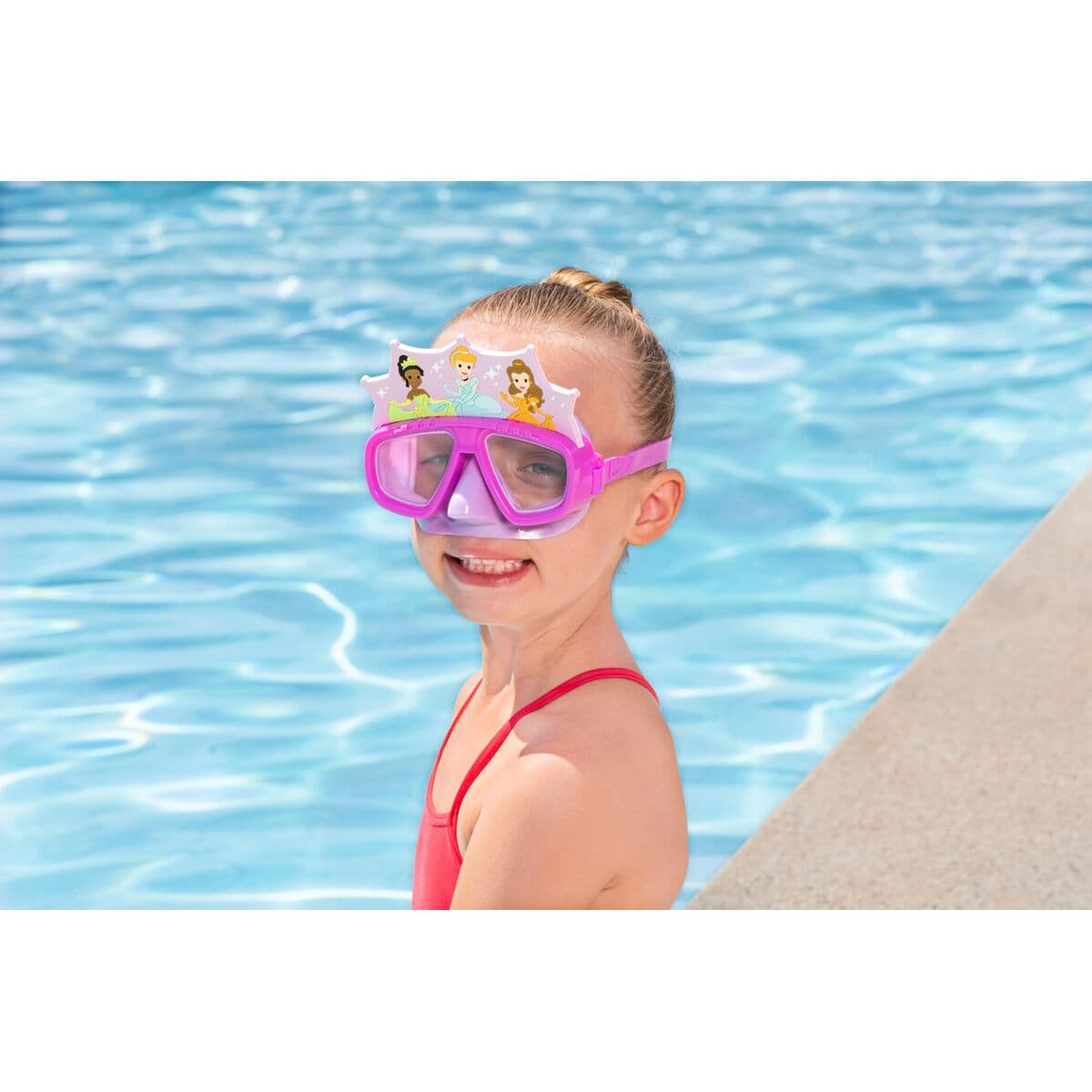Bestway Kinder Schwimmbrille Silikonband Meerjungfrau +3 Jahre Strand und Pool 09114 - Image 12